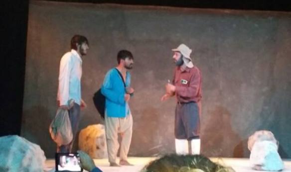 Escena del montaje de Xchamana de Amanecer en Orán