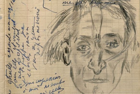 Página del libro de notas de Artaud